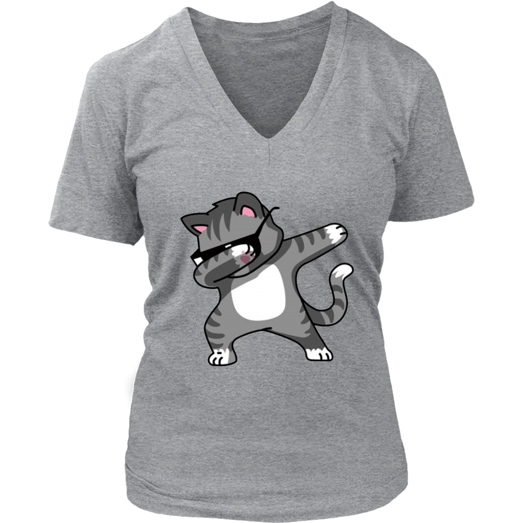 DAB CAT V-Neck - Shop Sassy Chick