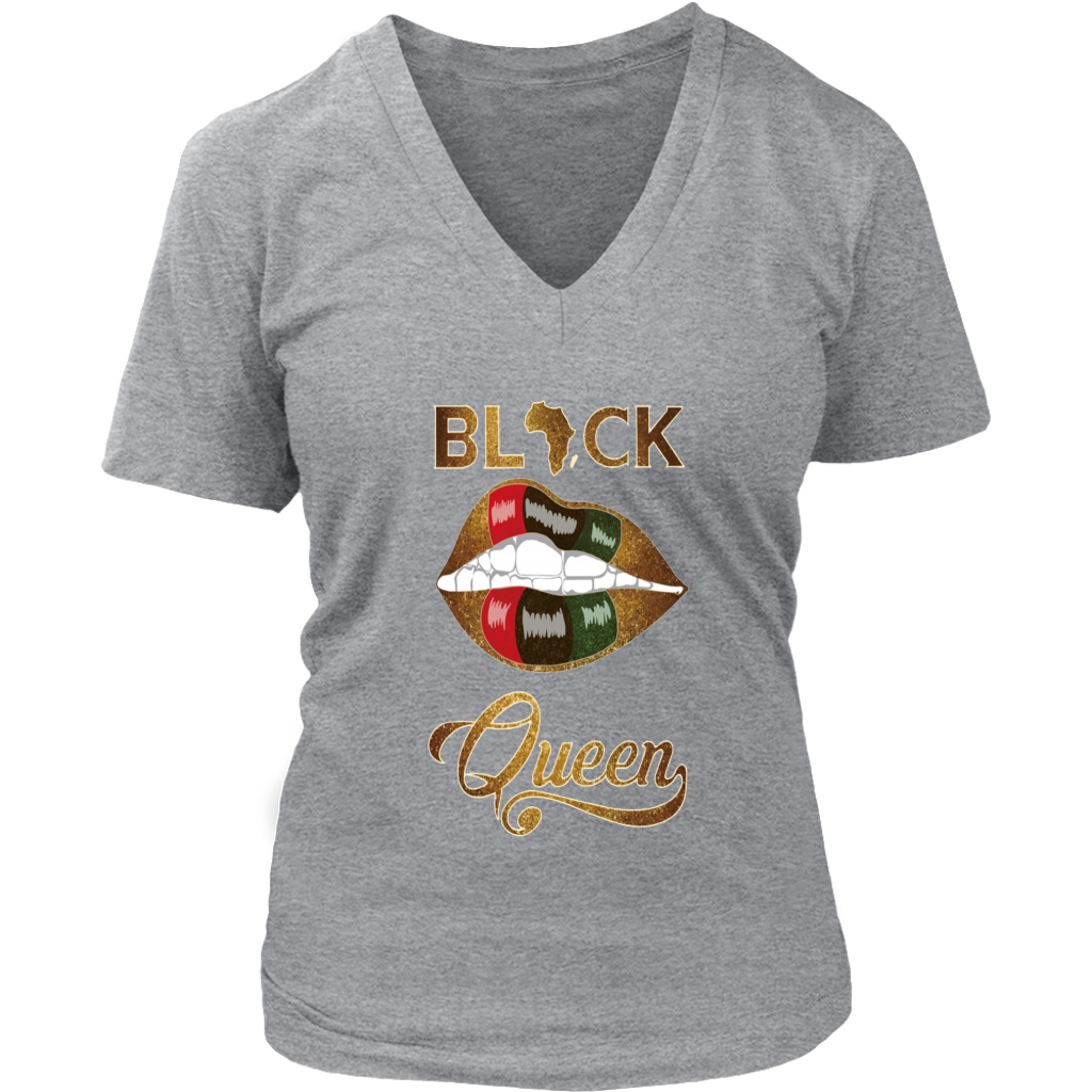 BLCK Queen V-Neck - Shop Sassy Chick