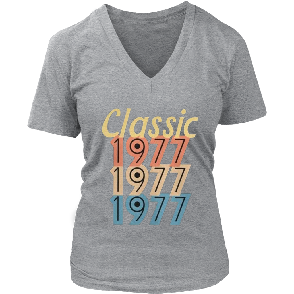 Classic 1977 V-Neck - Shop Sassy Chick