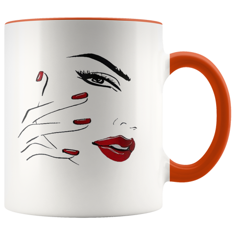 Red Nail Lips Mugs - Shop Sassy Chick