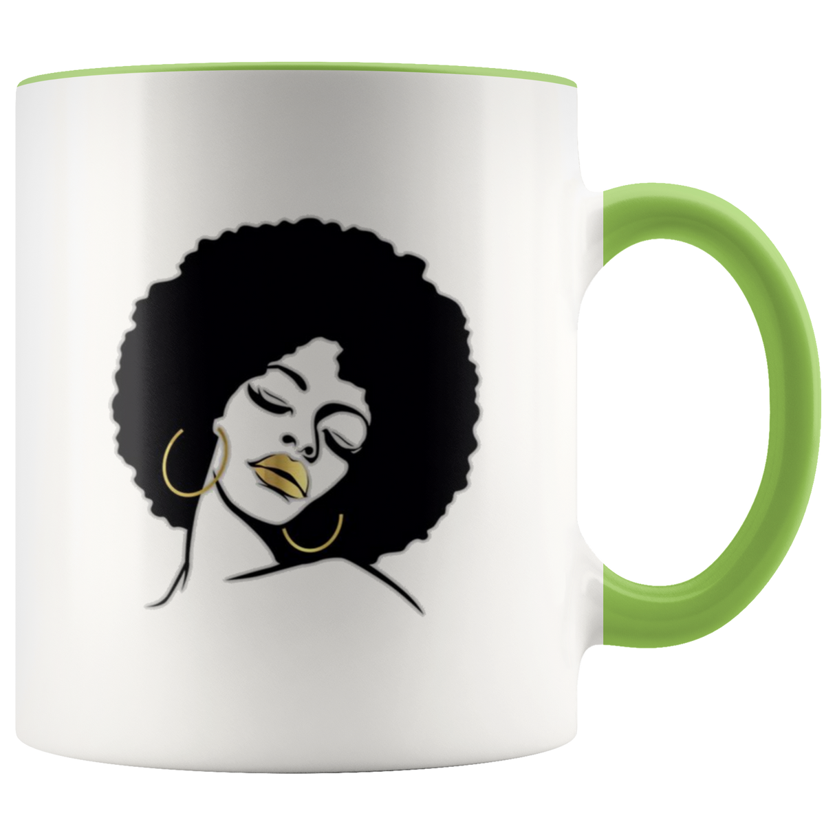 Afro Lady Cute Coffee Mug - Shop Sassy Chick