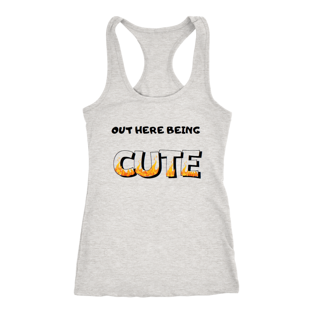 Out Here Being Cute Tanks