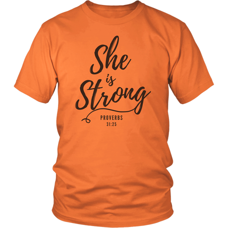 She Is Strong T-Shirt - Shop Sassy Chick