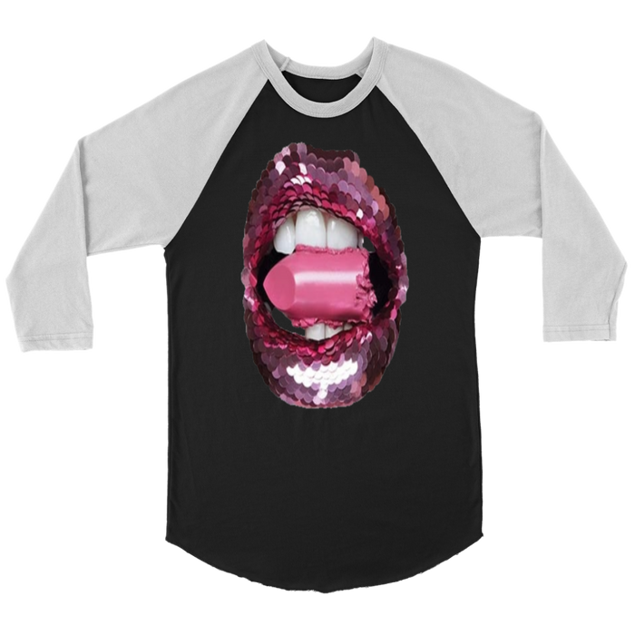 Glitter Lips Long Sleeves - Shop Sassy Chick