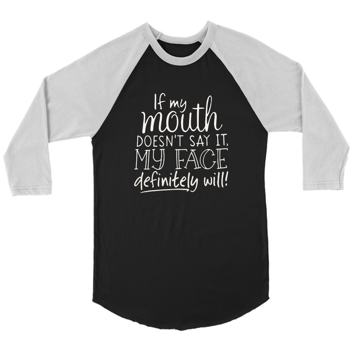 My Face Long Sleeves - Shop Sassy Chick
