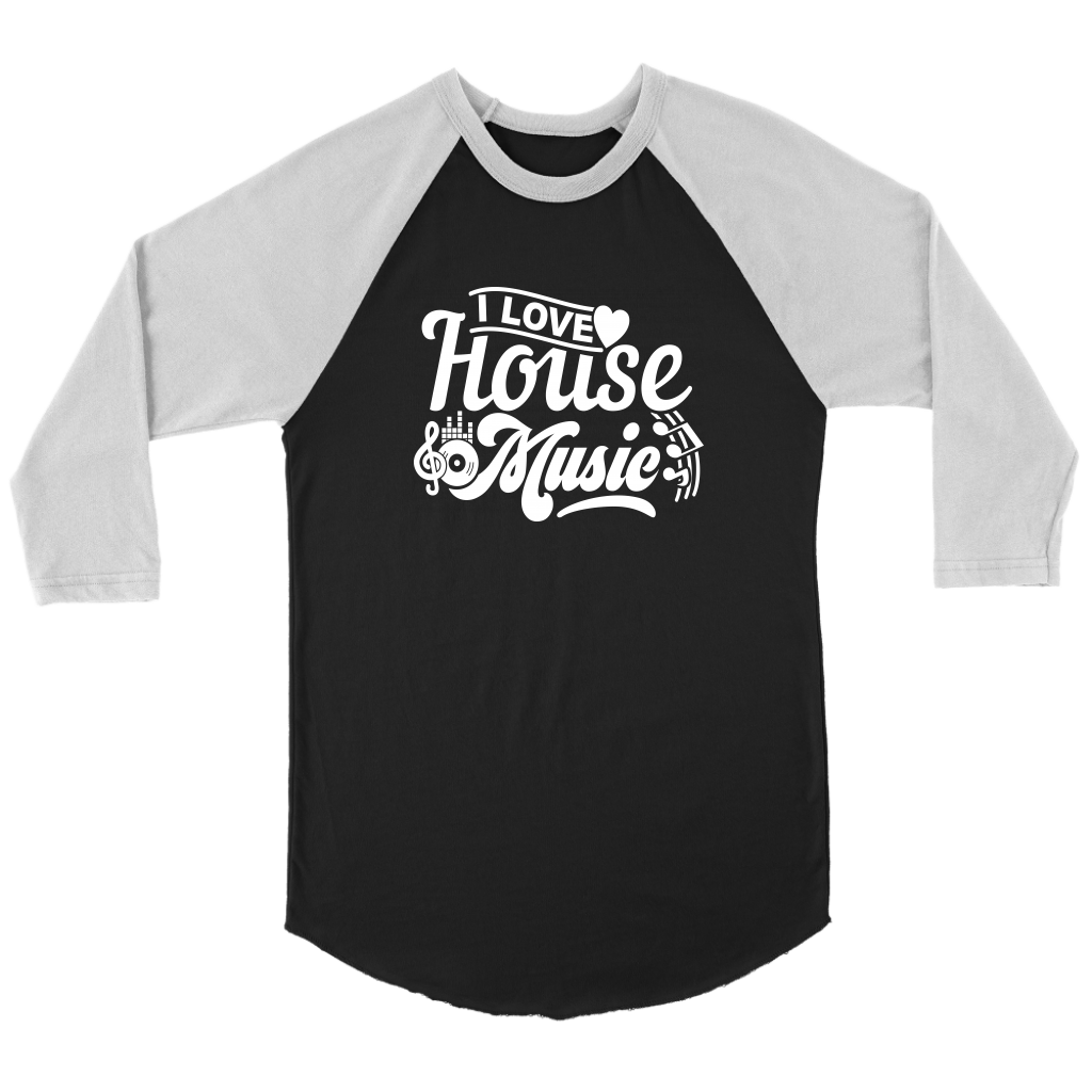 I Love House Music Unisex Long Sleeve | Shop Sassy Chick