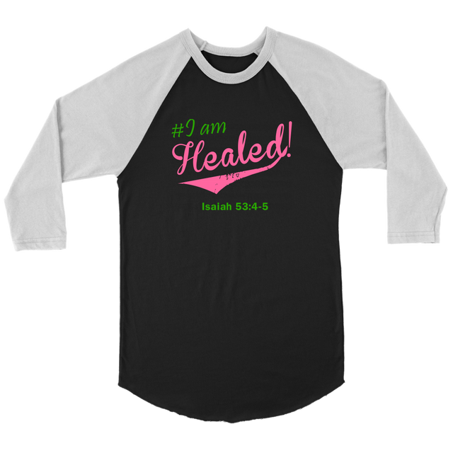 I am Healed Women's Long Sleeve - Grey | Shop Sassy Chick