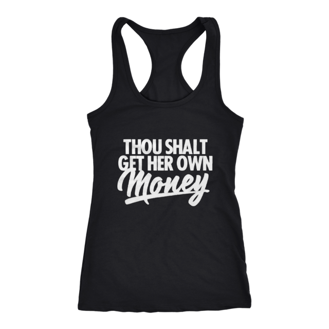 Thou Shall Get Her Own Money Tank - Shop Sassy Chick