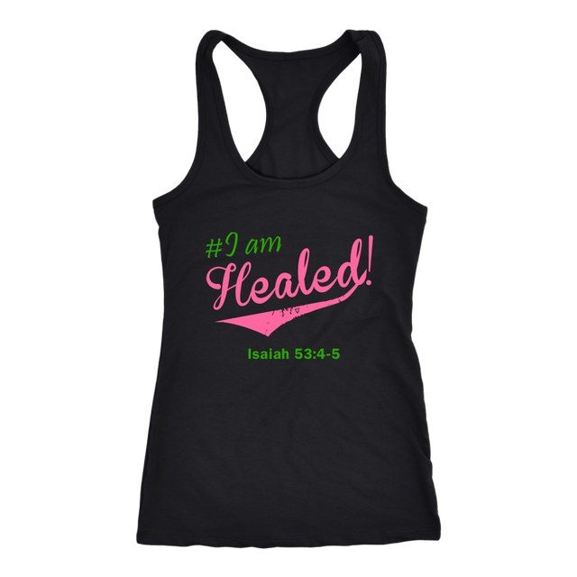 I Am Healed Pink Tank - Shop Sassy Chick