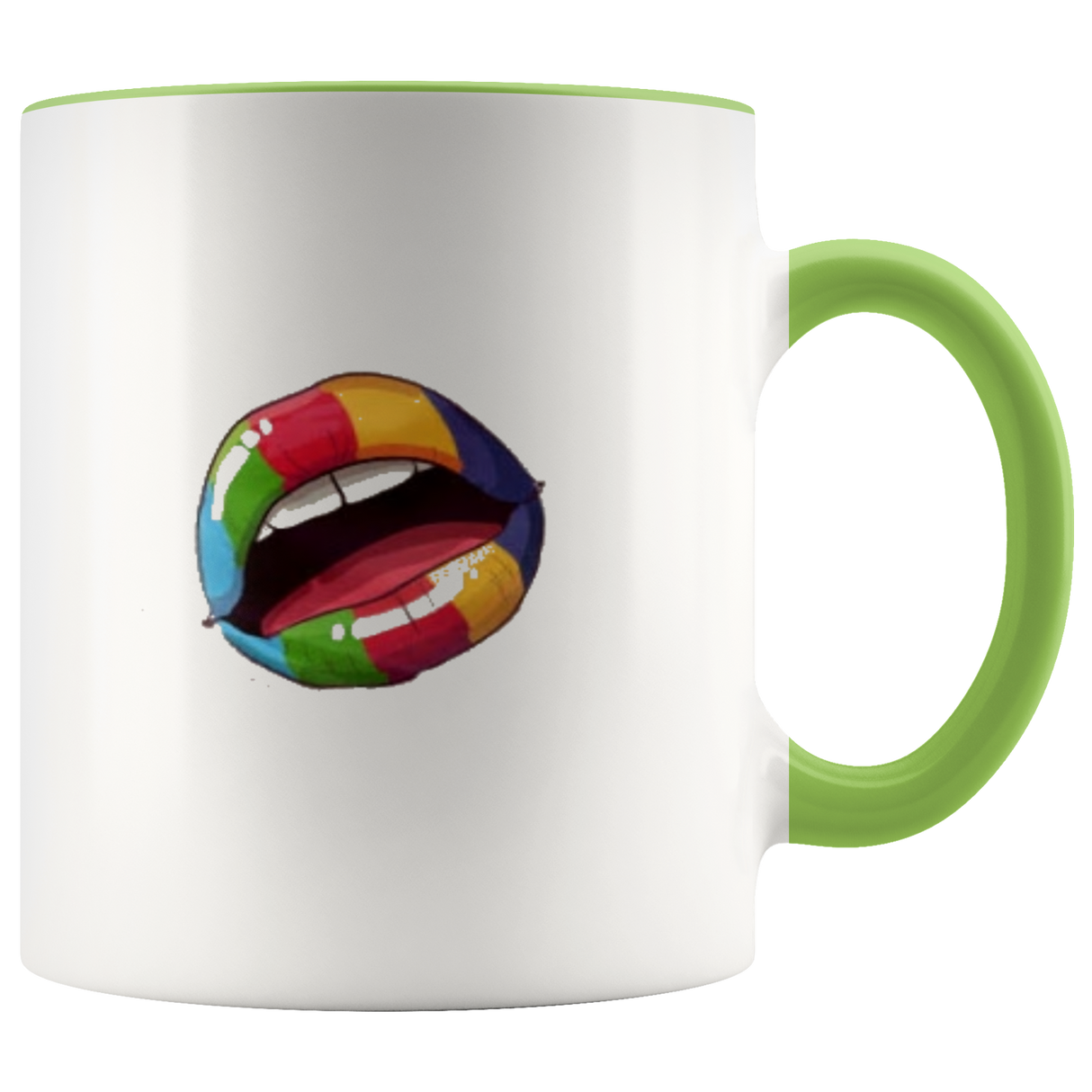 Rainbow  Lips Coffee Mug - Shop Sassy Chick
