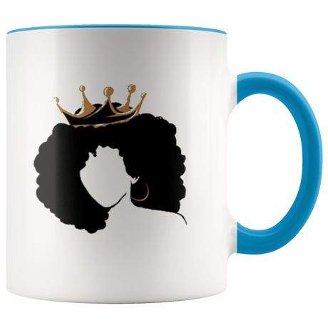 Lady Queen Afro Coffee Mug - Shop Sassy Chick