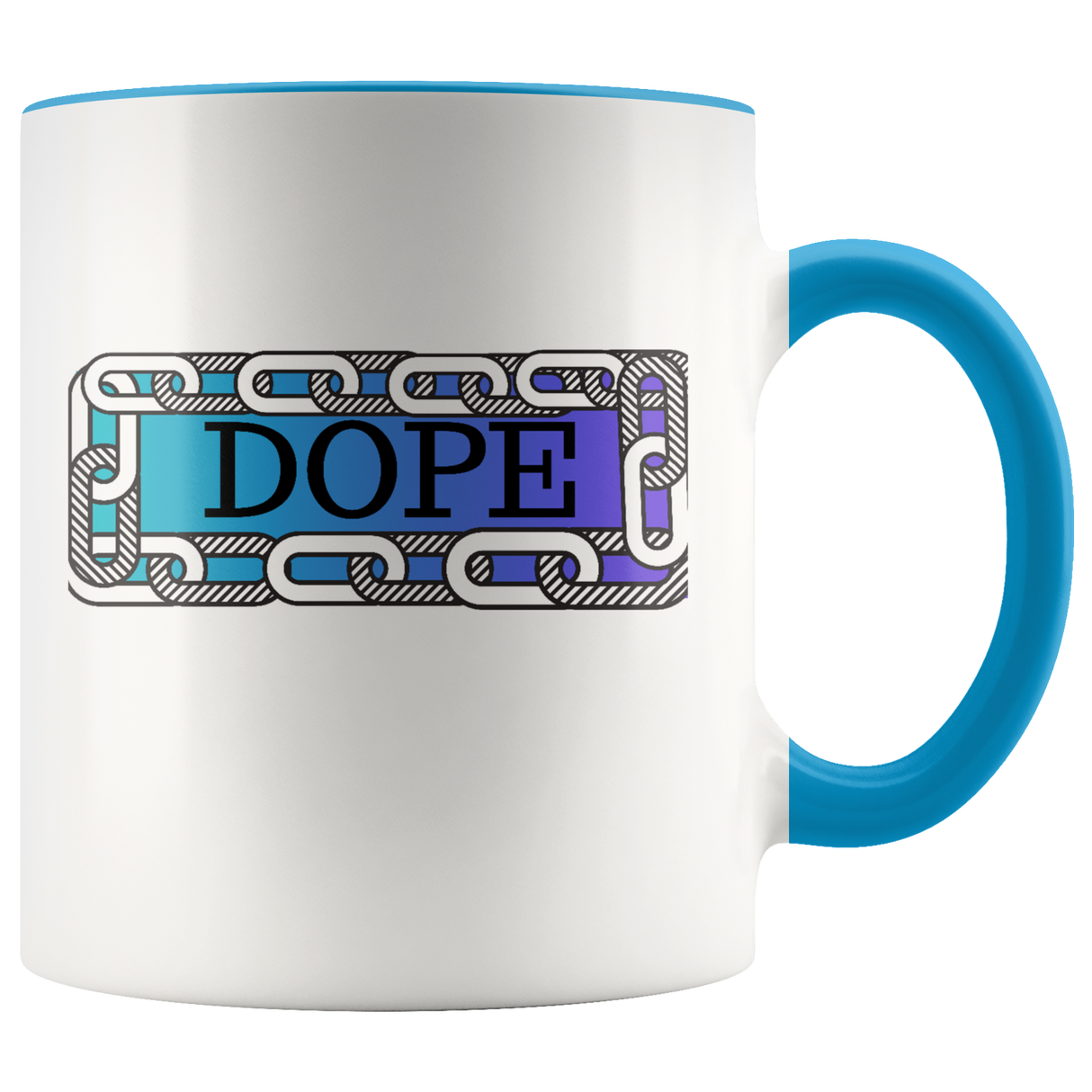 Mug Dope Ceramic Accent Mug -Blue | Shop Sassy Chick