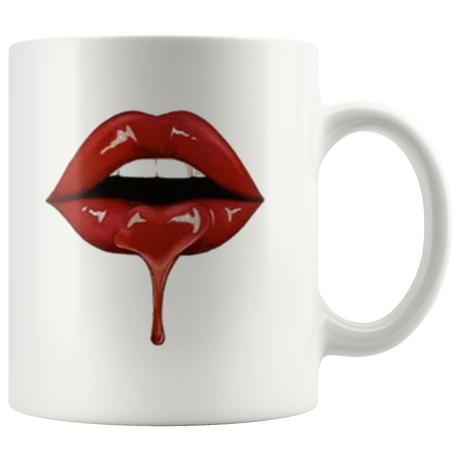 Bloody Lip Coffee Mugs - Shop Sassy Chick
