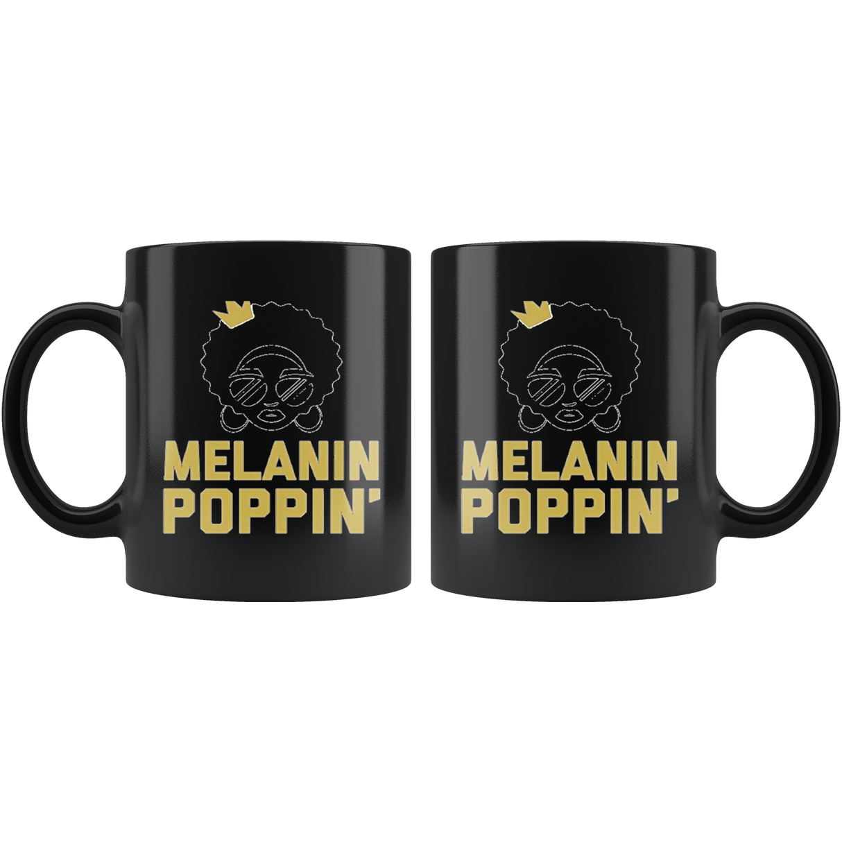 Melanin Poppin' Coffee Mug - Shop Sassy Chick