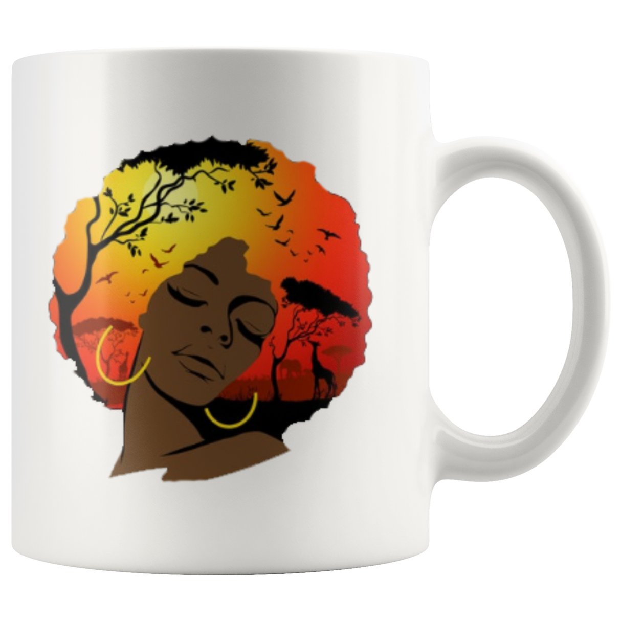 Afro Lady Mugs - Shop Sassy Chick