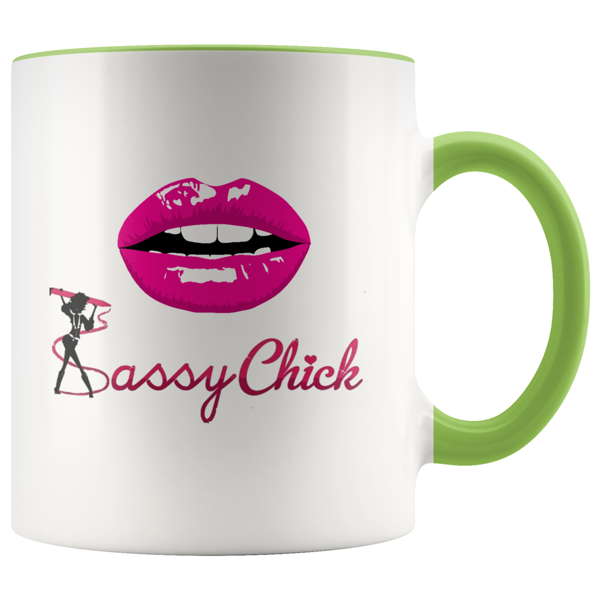 Mug Smile Ceramic Accent Mug - Green | Shop Sassy Chick