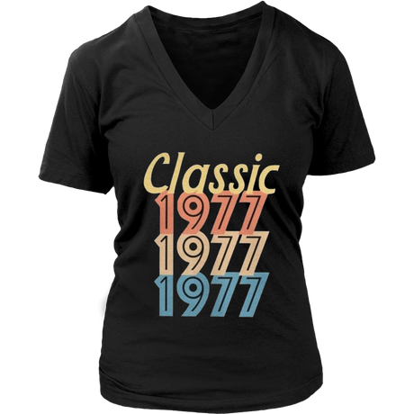 Classic 1977 V-Neck - Shop Sassy Chick