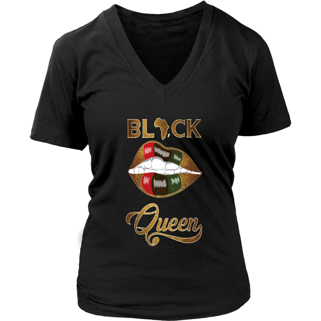 BLCK Queen V-Neck - Shop Sassy Chick