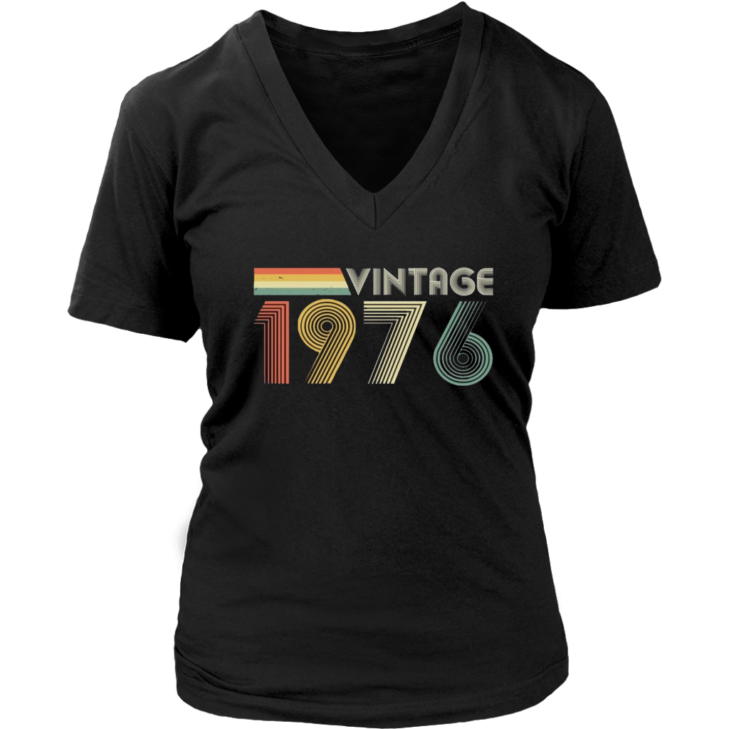 Vintage 1976 V-Neck - Shop Sassy Chick