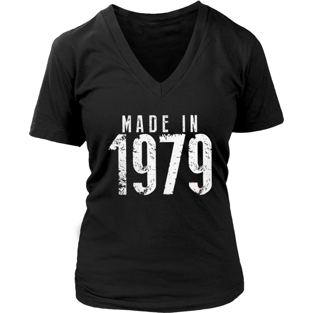 Made in 1979 V-Neck - Shop Sassy Chick