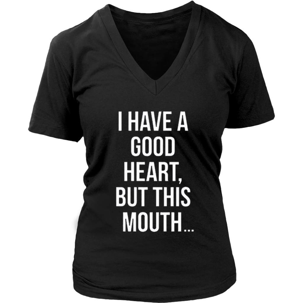 Good Heart V-Neck - Shop Sassy Chick