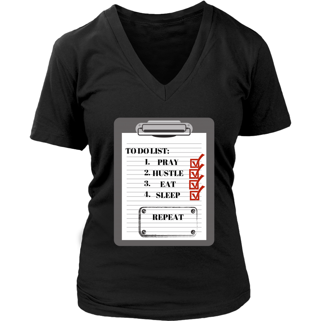 To Do List V-Neck Tee - Shop Sassy Chick