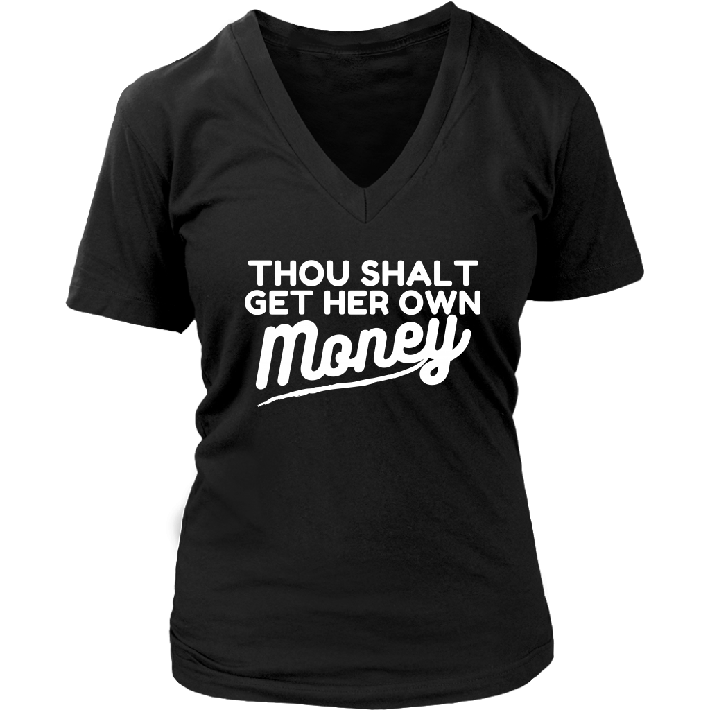 Thou Shalt 1 V-Neck - Shop Sassy Chick