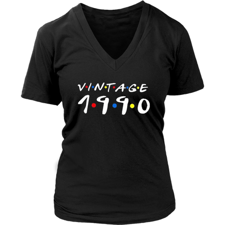 Vintage 1990 V-Neck - Shop Sassy Chick