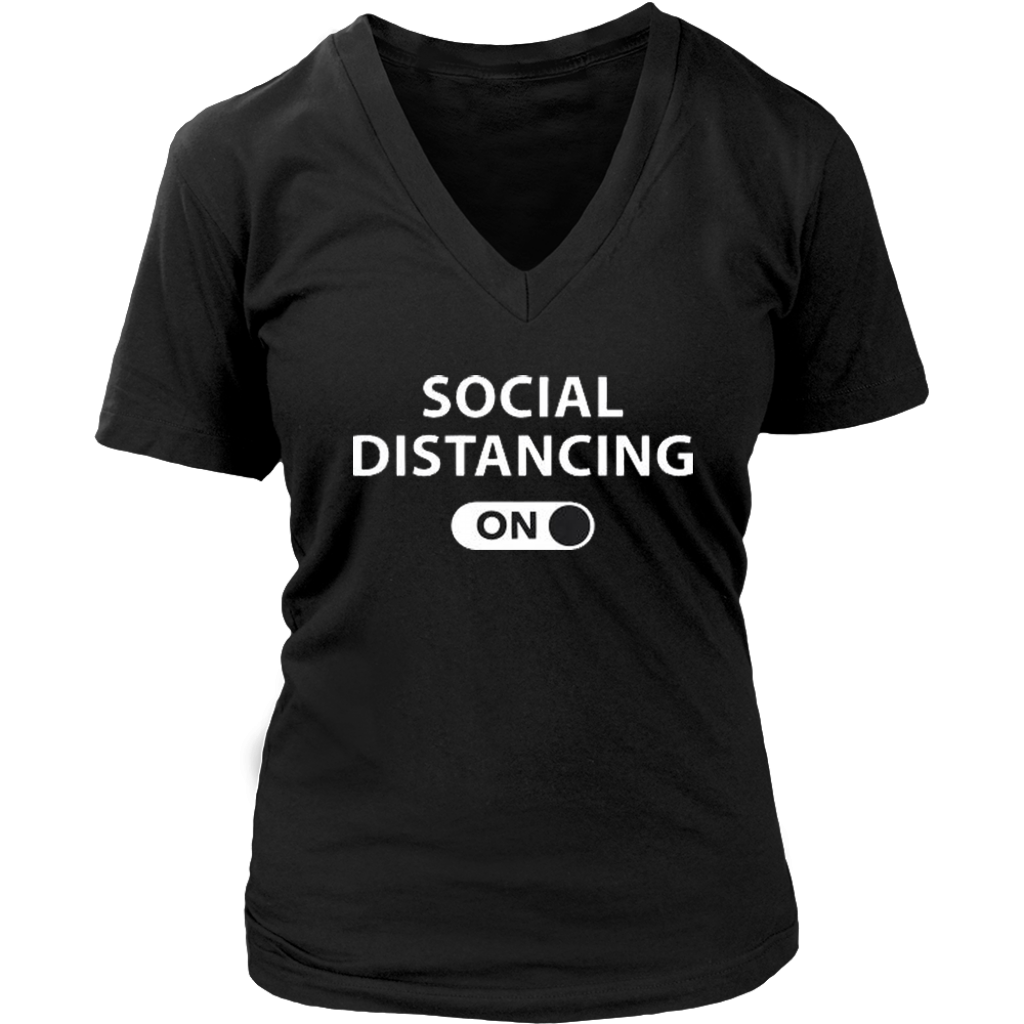 Social Distancing V-Neck - Shop Sassy Chick