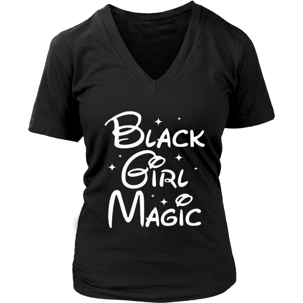 Black Girl Magic V-Neck - Shop Sassy Chick