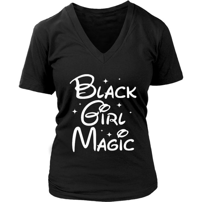 Black Girl Magic V-Neck - Shop Sassy Chick
