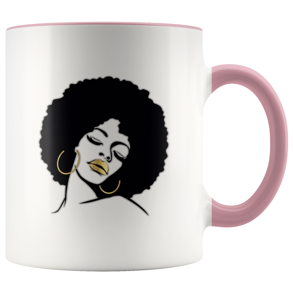 Afro Lady Cute Coffee Mug - Shop Sassy Chick