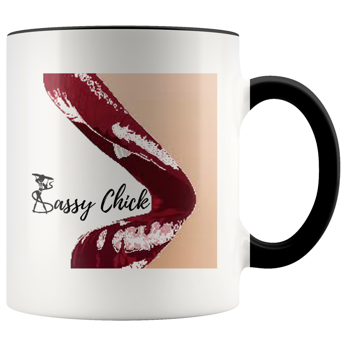Sassy Chick Mug Ceramic Accent Mug - Black | Shop Sassy Chick