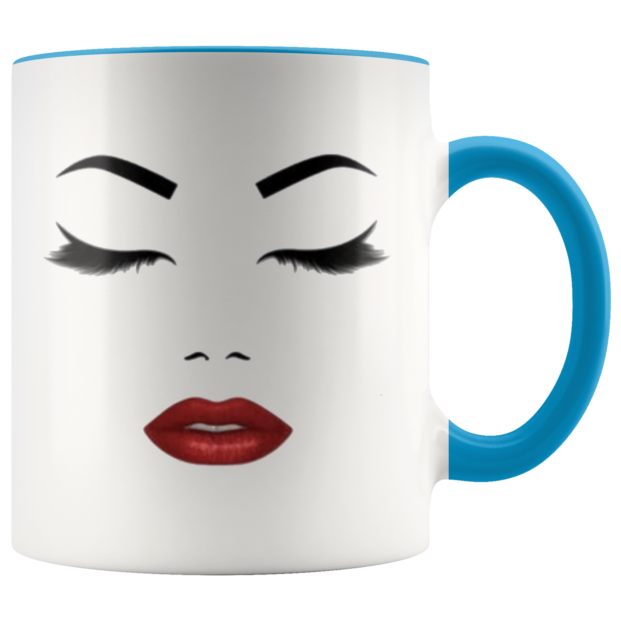 Red; Lip Face Coffee Mug - Shop Sassy Chick