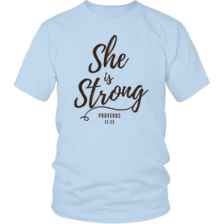 She Is Strong T-Shirt - Shop Sassy Chick