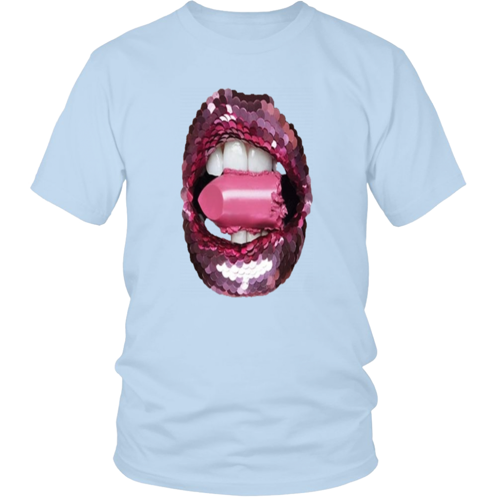 Glitter Lips T-Shirt - Shop Sassy Chick