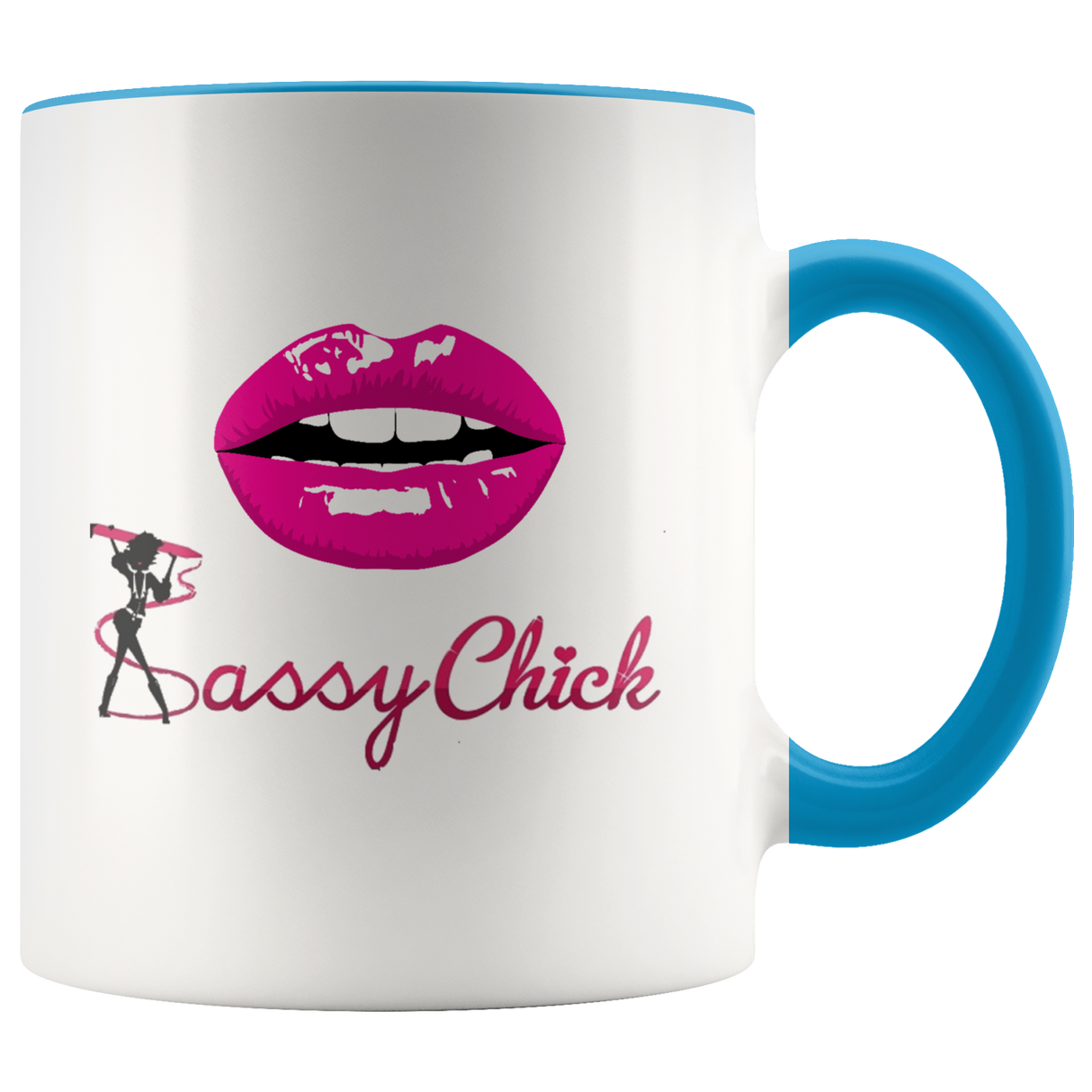 Mug Smile Ceramic Accent Mug - Blue | Shop Sassy Chick