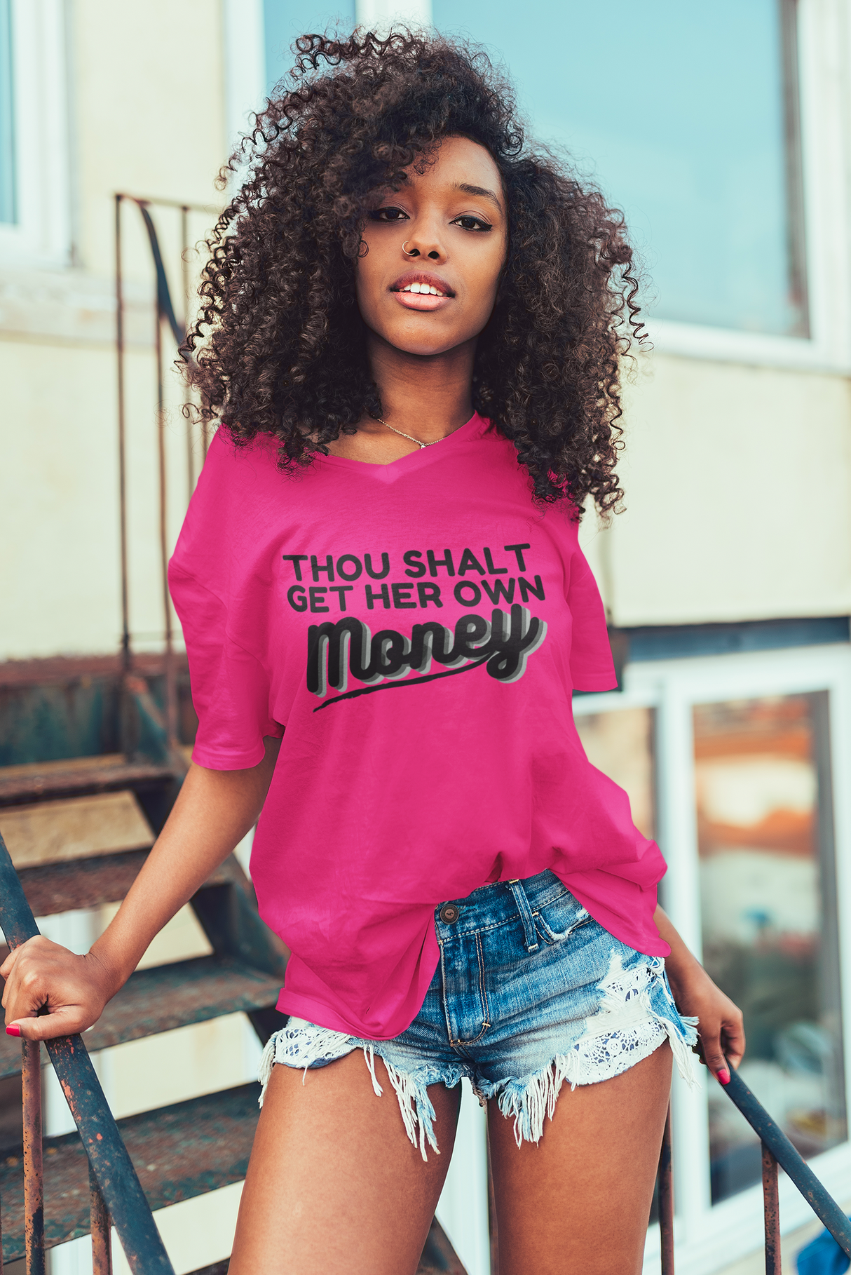 Thou Shalt V-Neck - Shop Sassy Chick