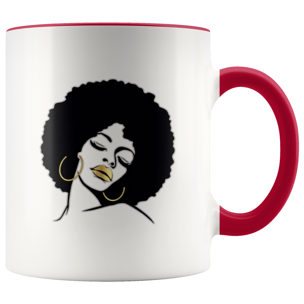 Afro Lady Cute Coffee Mug - Shop Sassy Chick
