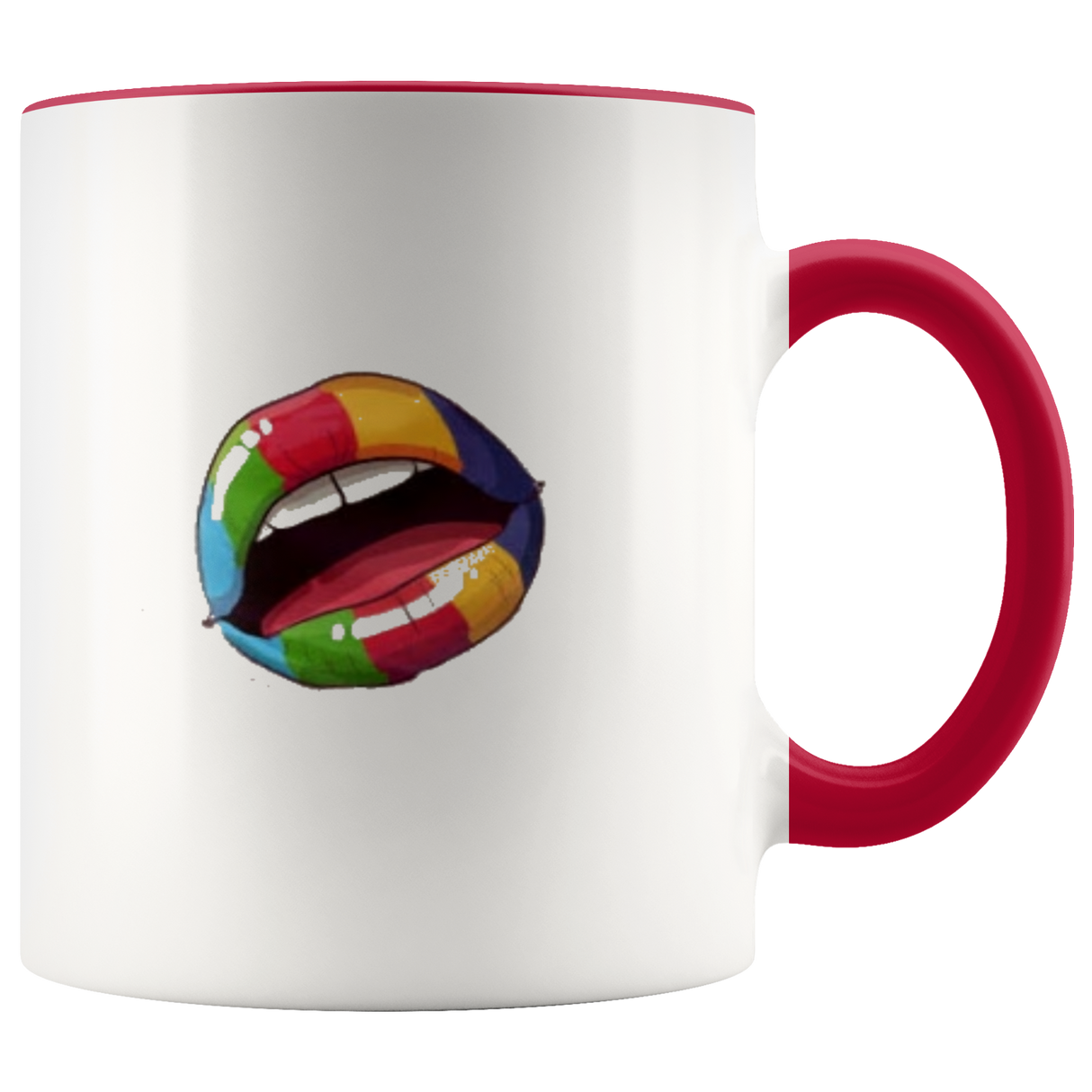 Rainbow  Lips Coffee Mug - Shop Sassy Chick