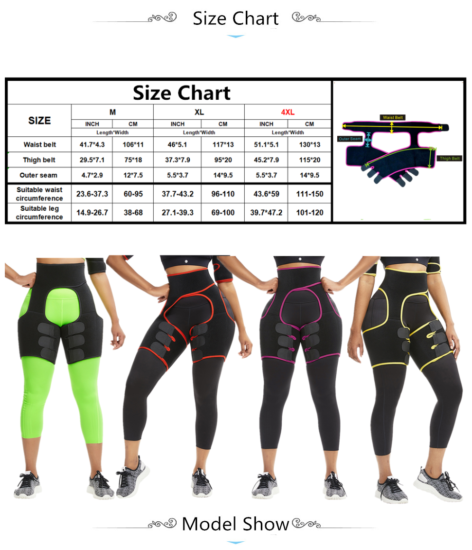 Slim Thigh Trimmer Leg Shapers Slimming Belt - Shop Sassy Chick