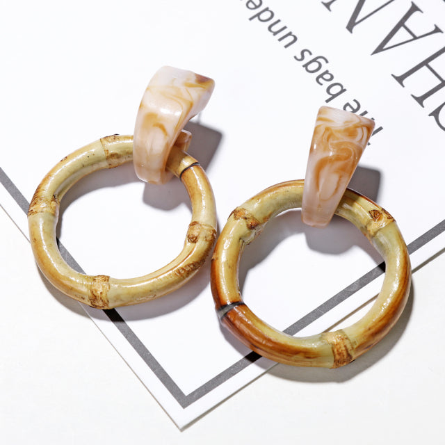 Geometric Drop Dangle Earring