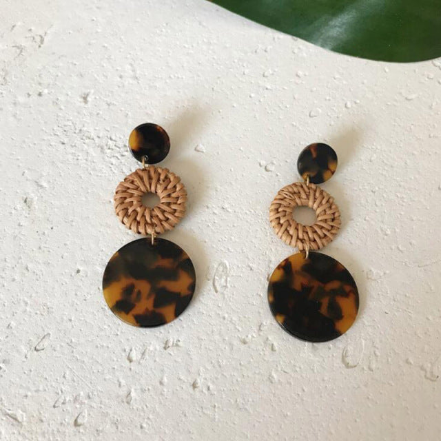 Geometric Drop Dangle Earring