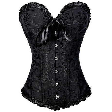 Steampunk Steel Boned Lace up Back Sexy Body Bustier