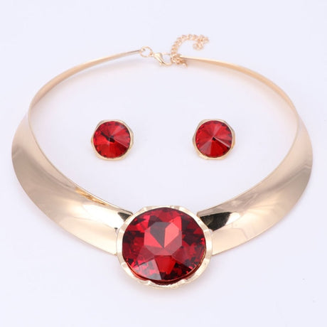 Crystal Necklace Set