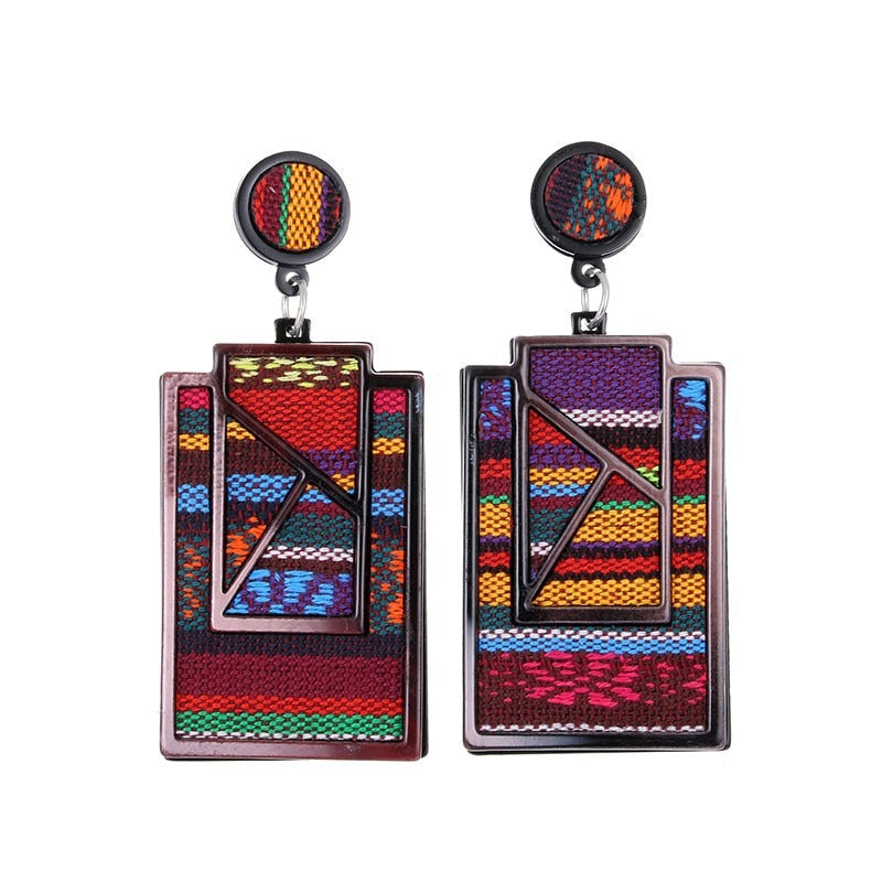 Bohemian Ethnic Colorful Earring - Shop Sassy Chick