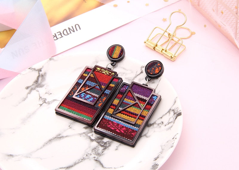 Bohemian Ethnic Colorful Earring - Shop Sassy Chick