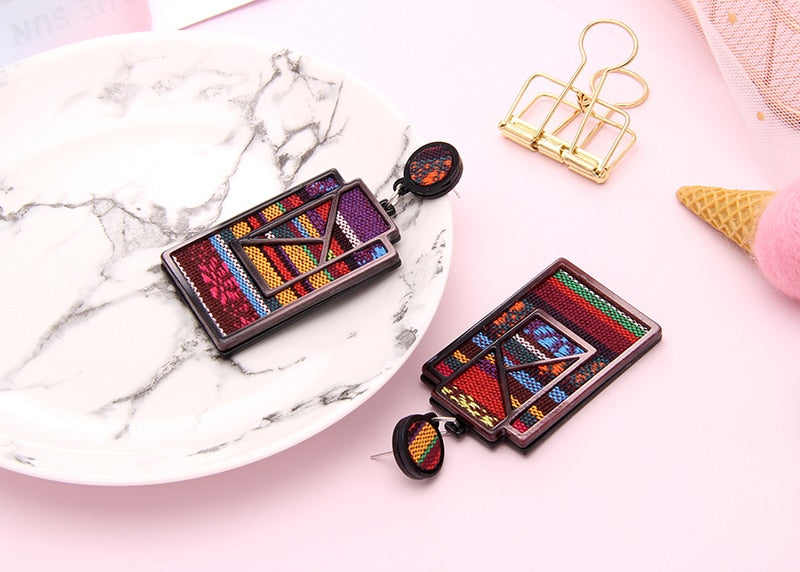 Bohemian Ethnic Colorful Earring - Shop Sassy Chick