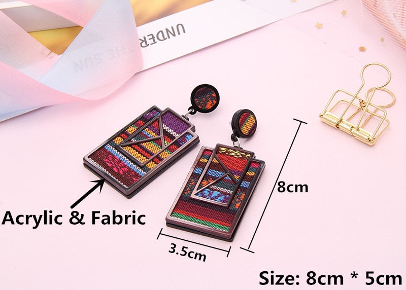 Bohemian Ethnic Colorful Earring - Shop Sassy Chick