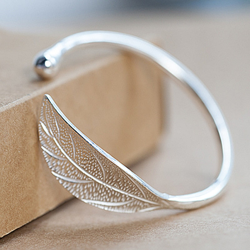 925 Sterling Silver Woman Cuff Bracelet - Shop Sassy Chick